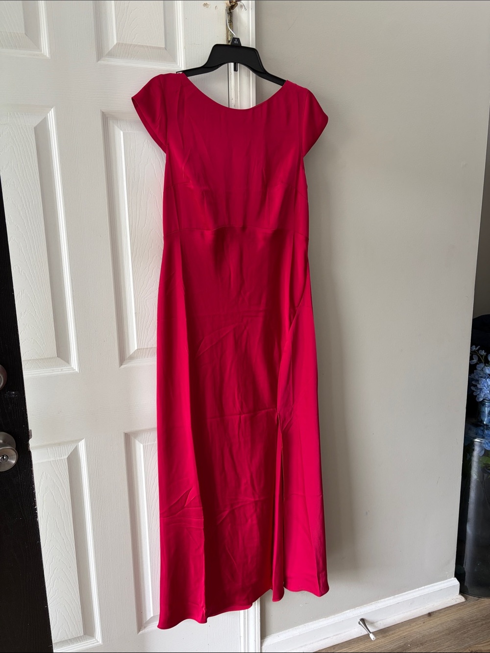 a new day Hot Pink Cap-Sleeve Maxi Dress